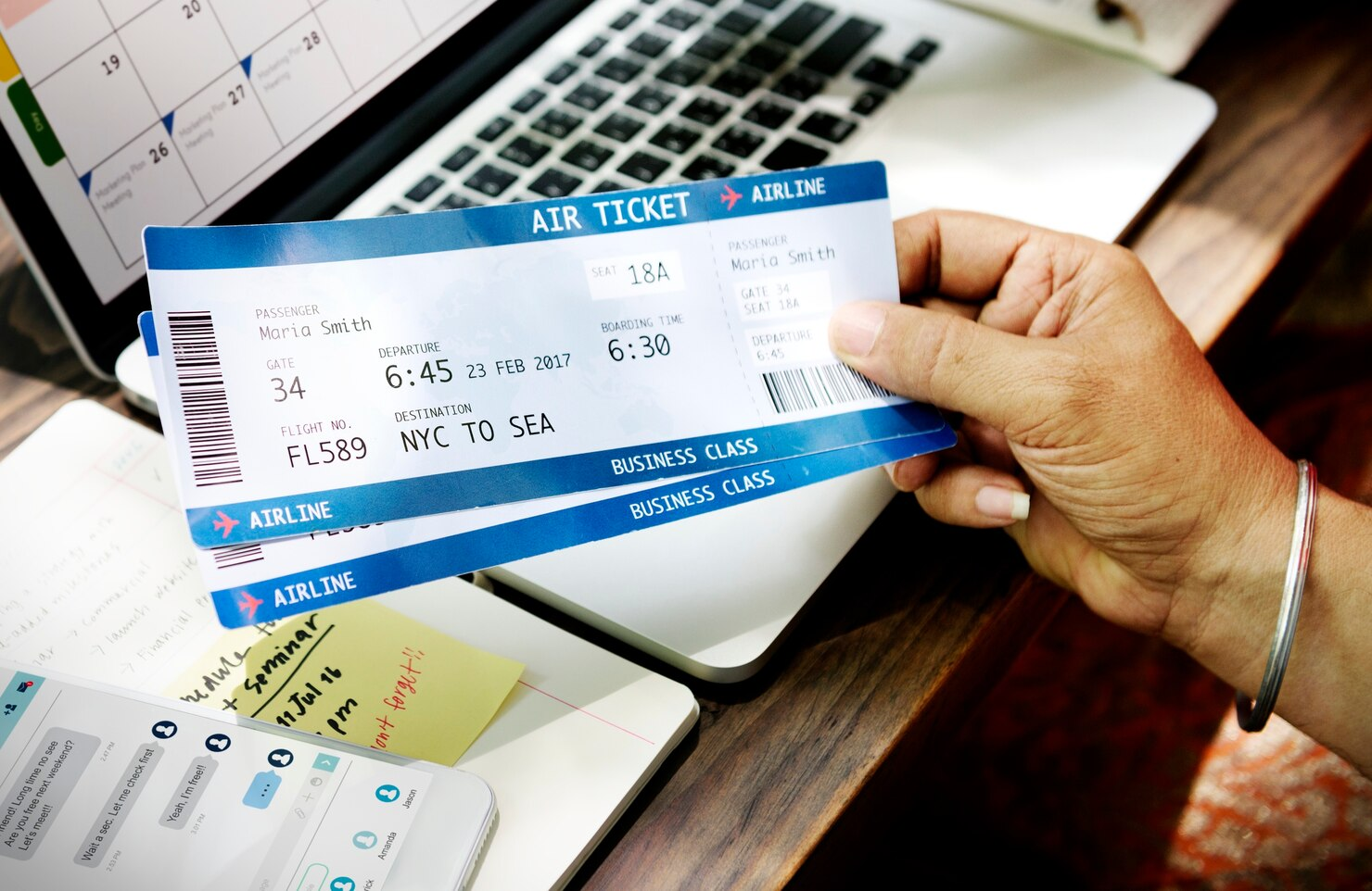 Flight tickets